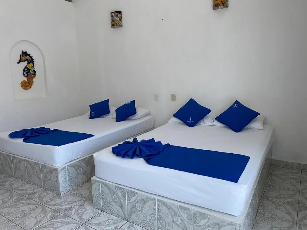 Family guest room with two beds